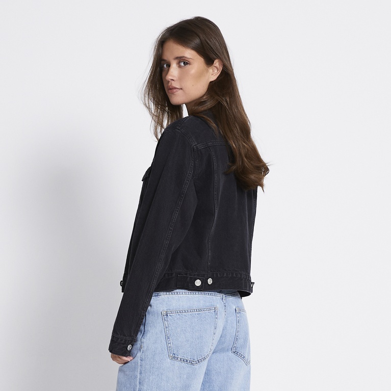 Cropped denim jacket "Own"